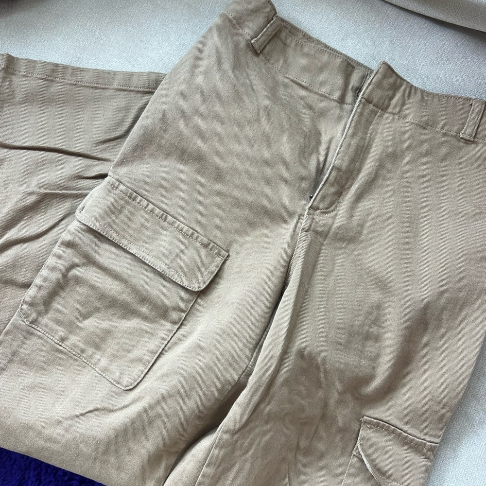Quince Tan Cargo Pants